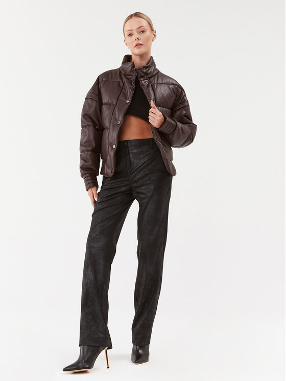 Guess Guess Zimska jakna Ivana W3BL12 WFSP0 Rjava Regular Fit