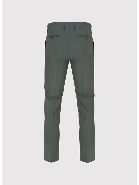 Pako Lorente Pako Lorente Spodnie garniturowe P26SP-6G-015 Zielony Slim Fit