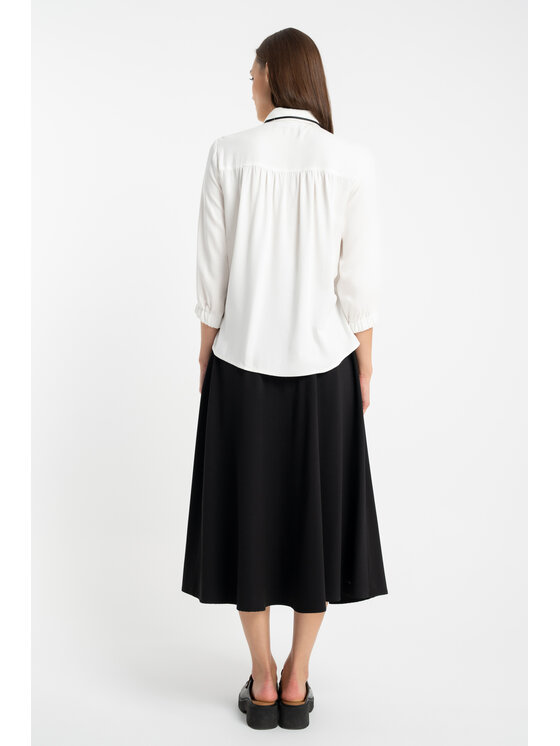 CLICK CLICK Sukně 50-729 Černá Relaxed Fit