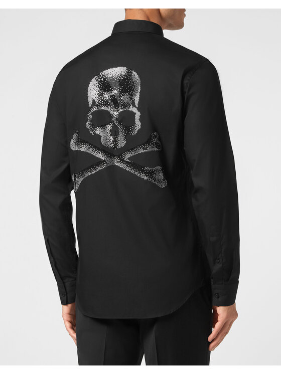 PHILIPP PLEIN PHILIPP PLEIN Camicia 5755 Nero Fitted Fit