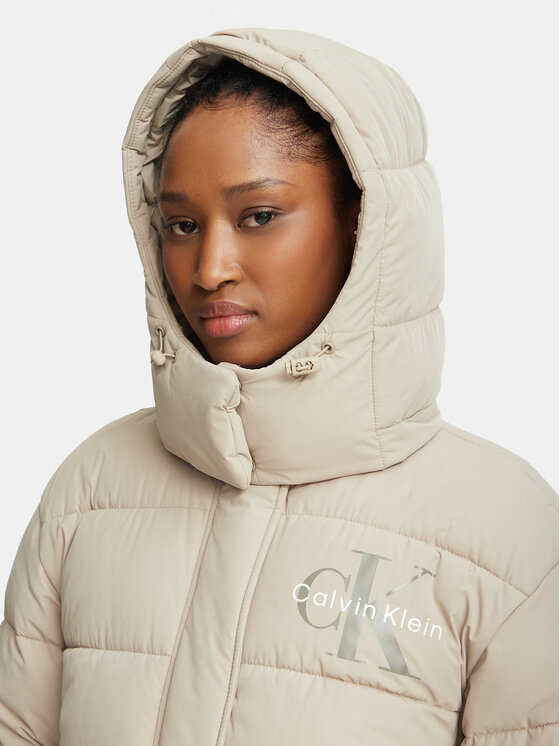 Calvin Klein Jeans Calvin Klein Jeans Zimní bunda LV047H506G Béžová Regular Fit