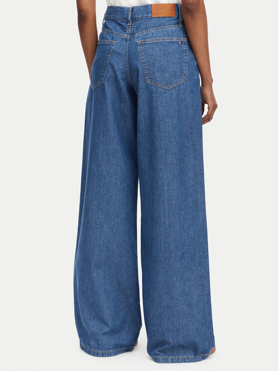 Tommy Hilfiger Tommy Hilfiger Teksad 70'S WW0WW52156 Sinine Wide Leg