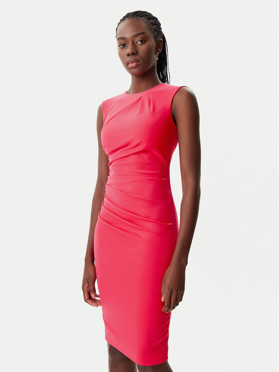Rinascimento Abito da cocktail CFC0122548003 Rosa Regular Fit, taglia : M