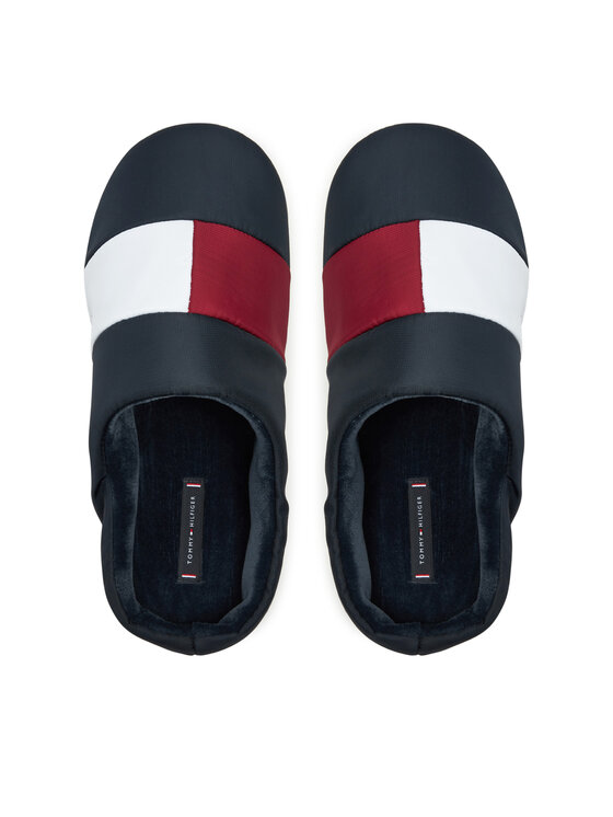 Tommy Hilfiger Tommy Hilfiger Kapcie Flag House Shoe FM0FM05228 Granatowy