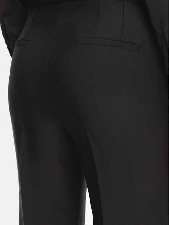 Marella Marella Pantaloni di tessuto Egizio 2513131043 Nero Flare Fit