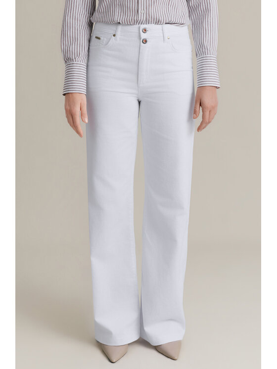 Lancerto Lancerto Jeansy Callisto SP113226000013 Biały Regular Fit