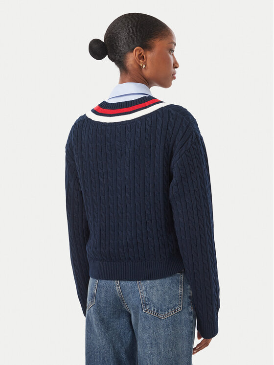 Tommy Jeans Tommy Jeans Pullover DW0DW23550 Dunkelblau Regular Fit