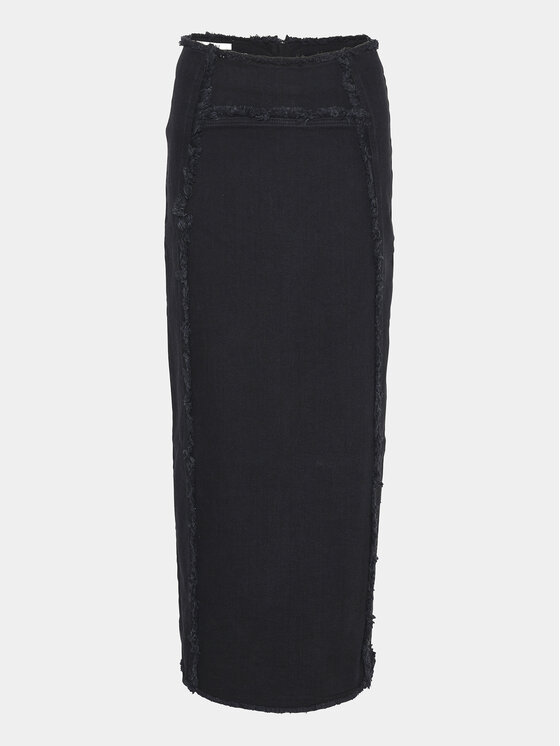 Gestuz Gestuz Jeansrock Catia 10908698 Schwarz Regular Fit
