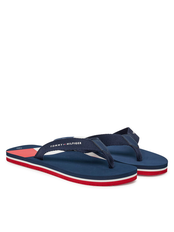 Tommy Hilfiger Tommy Hilfiger Zehentrenner T3X8-33908-0058 S Dunkelblau