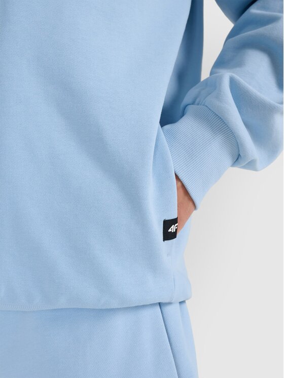 4F 4F Μπλούζα 4FRSS25TSWSM2111-34S Μπλε Regular Fit