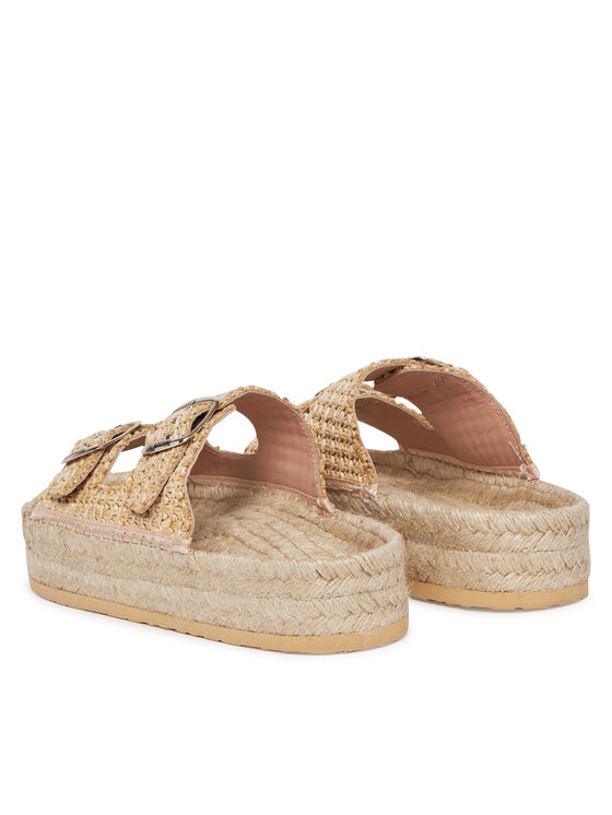 LOVE MOSCHINO LOVE MOSCHINO Espadryle JA28393G0MJQ0107 Beżowy