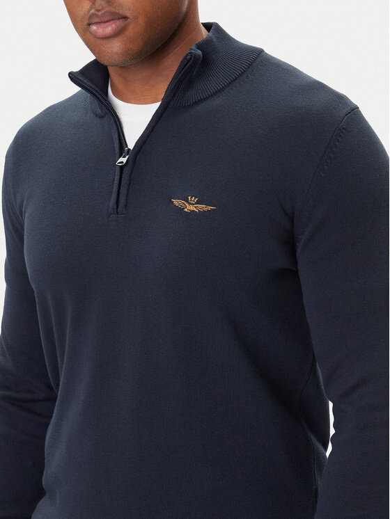 Aeronautica Militare Aeronautica Militare Sweater 252MA1578UL00506 Sötétkék Regular Fit