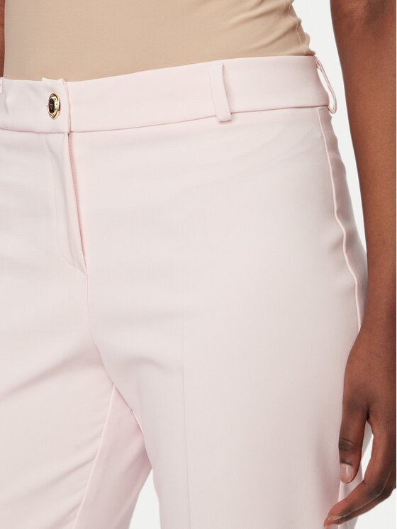 Rinascimento Rinascimento Pantaloni di tessuto CFC0128650003 Rosa Regular Fit
