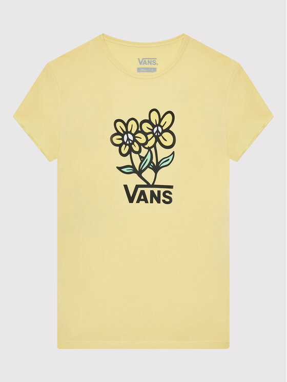 Vans Tricou Ground Level VN0A7RSG Galben Regular Fit