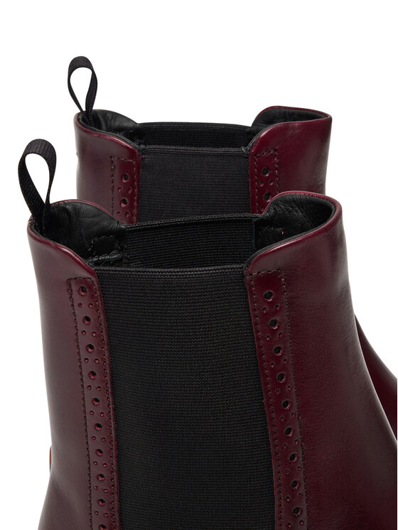ECCO ECCO Botki 23288361291 Bordowy