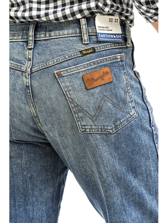 Wrangler Wrangler Jeansy TEXAS Niebieski Straight Fit