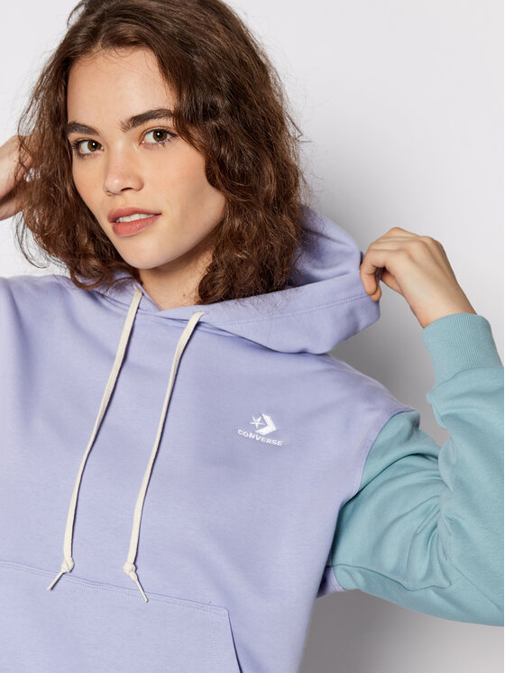 Felpa Colorblocked 10023397-A02 Viola Classic Fit