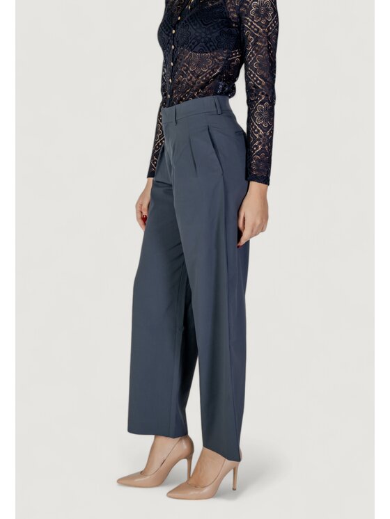 Calvin Klein Jeans Calvin Klein Jeans Παντελόνι Palazzo TAILORED WIDE LEG Γκρι Tailored Fit