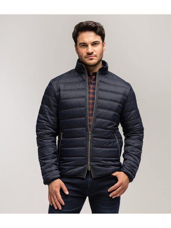 Lee Cooper Lee Cooper Kurtka puchowa MASON 1000 Granatowy Regular Fit