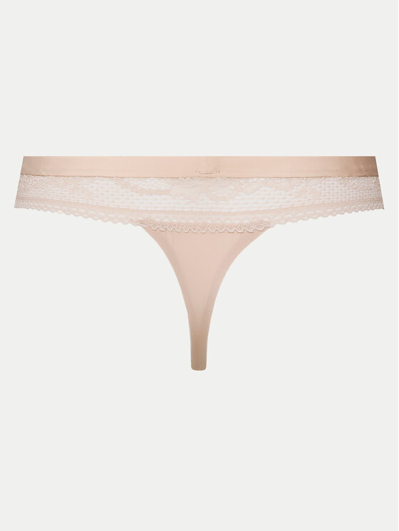 Tommy Hilfiger Stringtanga UW0UW02473 Beige | Modivo.de 