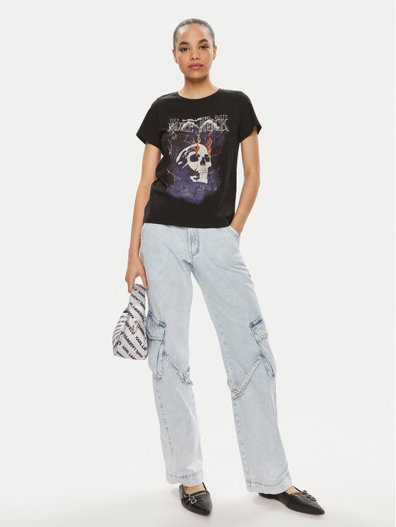 One Teaspoon One Teaspoon Jeansy Luna 26256 Niebieski Relaxed Fit