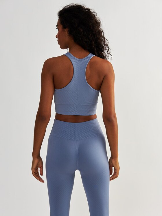 BeShaped BeShaped Biustonosz sportowy Bezszwowy Femme Force Niebieski