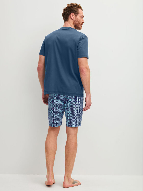 Calida Calida Piżama 46082 Granatowy Regular Fit