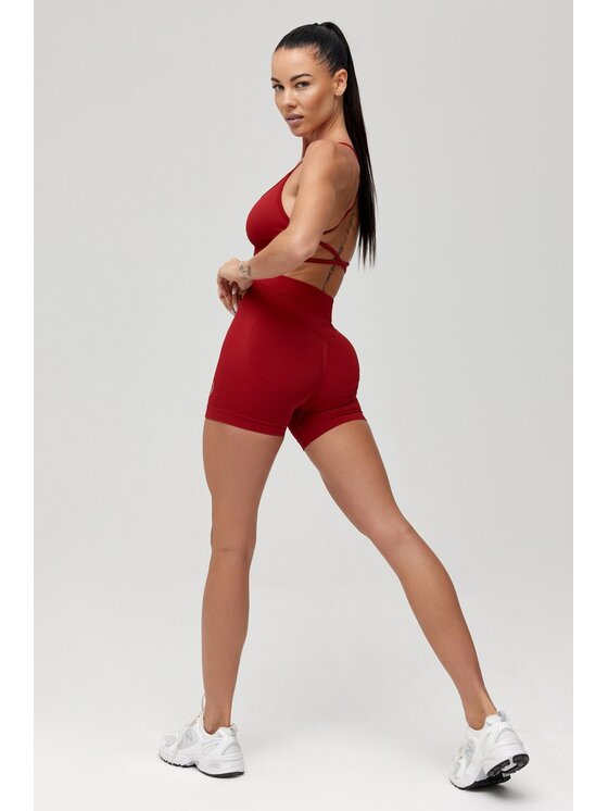 ROUGH RADICAL ROUGH RADICAL Pantaloncini sportivi SEAMLESS GLOW SHORTS Bordeaux Slim Fit