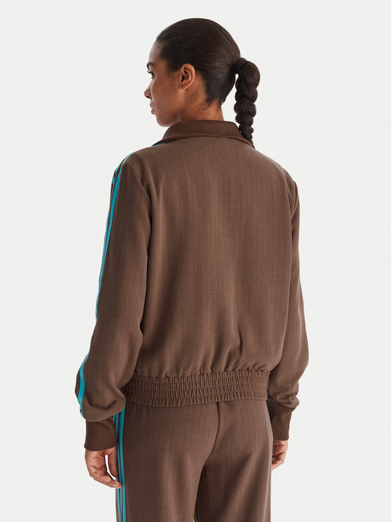adidas adidas Mikina JX5311 Hnedá Regular Fit