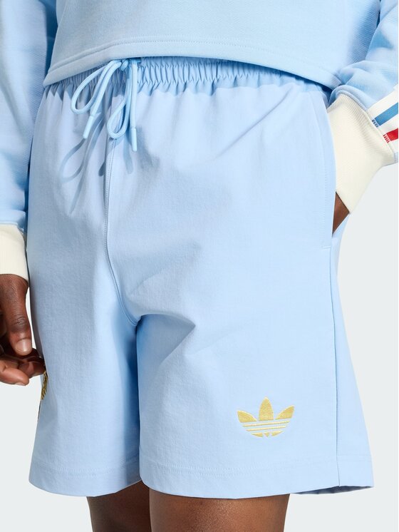 adidas adidas Szorty sportowe 163113 Niebieski jasny Regular Fit