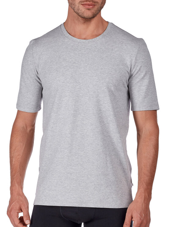 Huber Huber T-Shirt 117837 Szary Regular Fit