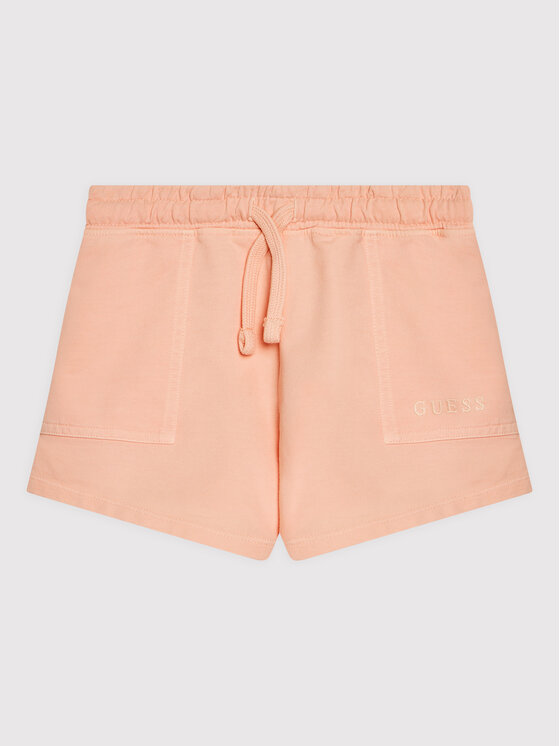 Guess Športové kraťasy J2GD01 KB4O0 Oranžová Regular Fit