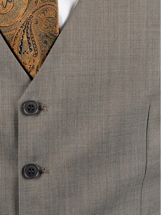 Evenemen Evenemen Kamizelka CADINI Beżowy Slim Fit