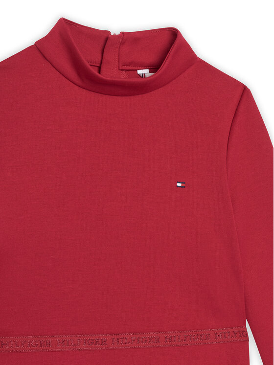Tommy Hilfiger Tommy Hilfiger Vsakodnevna obleka Essential Skater KG0KG08790 S Rdeča Regular Fit