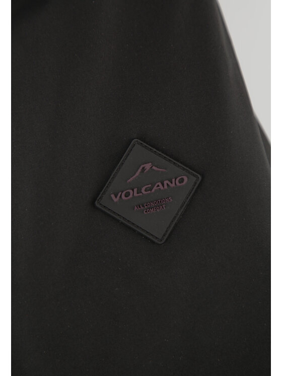 Volcano Volcano Kurtka zimowa J-MUNDO Czarny Regular Fit