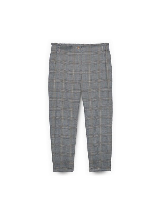 Fiorella Rubino Fiorella Rubino Pantaloni di tessuto P017T005087N0V2 Grigio Regular Fit