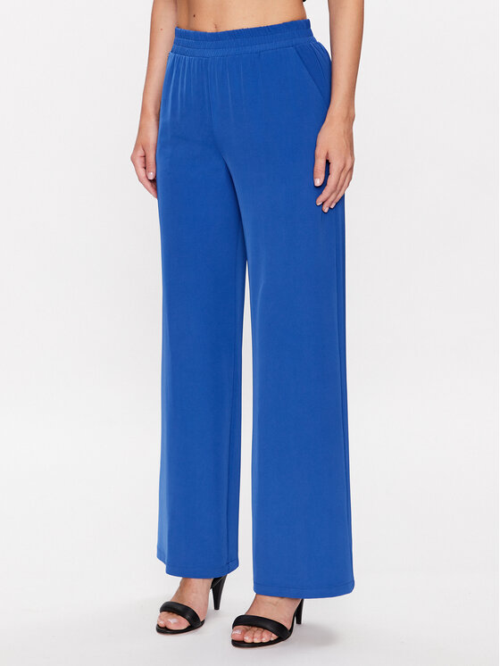 Kontatto Kontatto Pantaloni di tessuto NO7028 Blu Relaxed Fit
