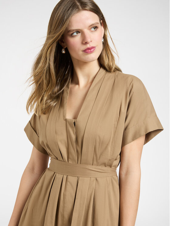 Elena Mirò Elena Mirò Abito da cocktail 7002P000307N022 Crema A-Line Fit