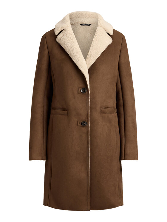 LAUREN RALPH LAUREN LAUREN RALPH LAUREN Kunstkarusnahk 297P04121003 Pruun Regular Fit