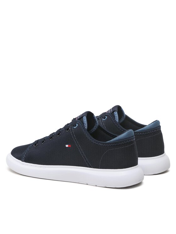 Tommy Hilfiger Tommy Hilfiger Sneakersy Lightweight Textile Cupsole FM0FM04426 Granatowy