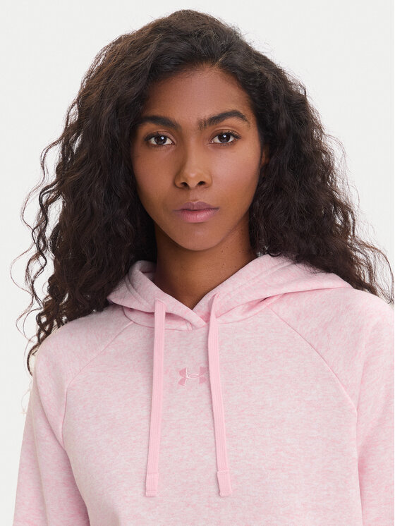 Under Armour Under Armour Bluza Ua Rival 1379500 Różowy Loose Fit