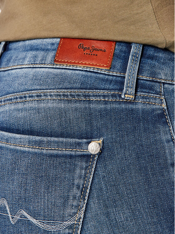 Pepe Jeans Pepe Jeans Jeansy Soho PL204174 Modrá Skinny Fit