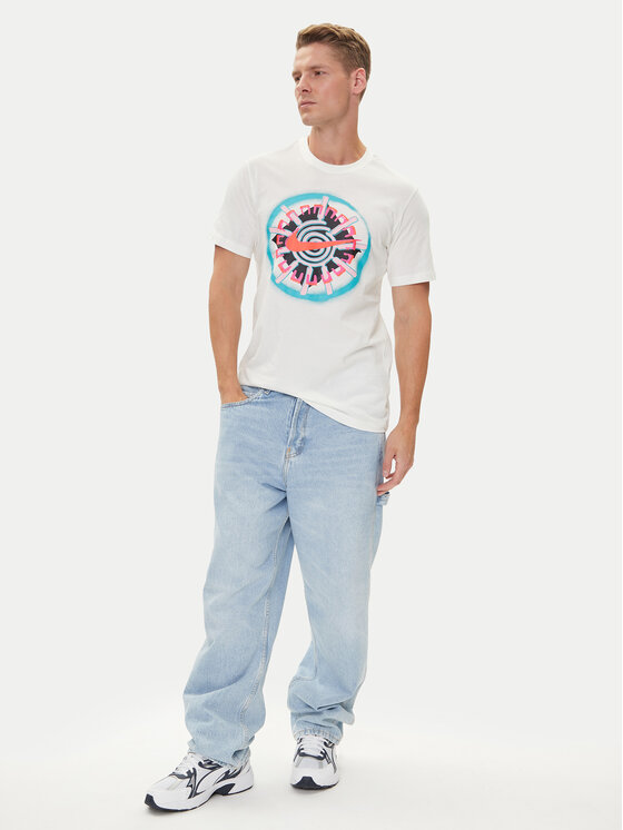 Nike Nike T-krekls HJ0790 Balts Regular Fit