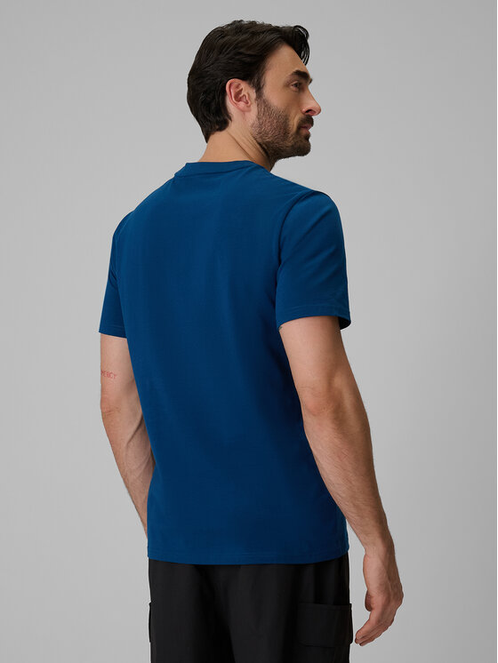 4F 4F T-Shirt TREKKING Turkusowy Regular Fit