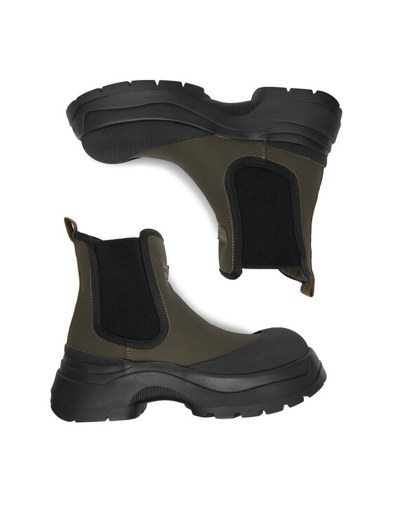 Hunter Hunter Členková obuv s elastickým prvkom CEO-SX2405-1 Kaki