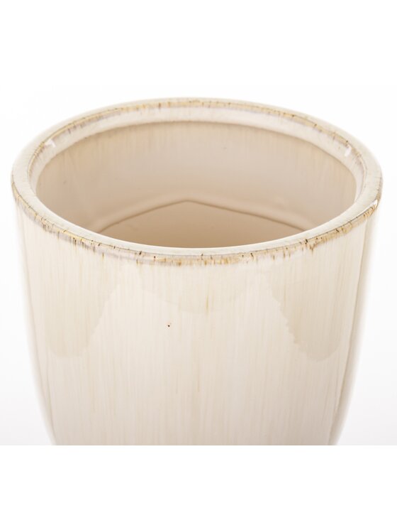 MIAhome MIAhome Wazon ceramiczny 36x15,5x15,5 cm MEZANIO - I Biały