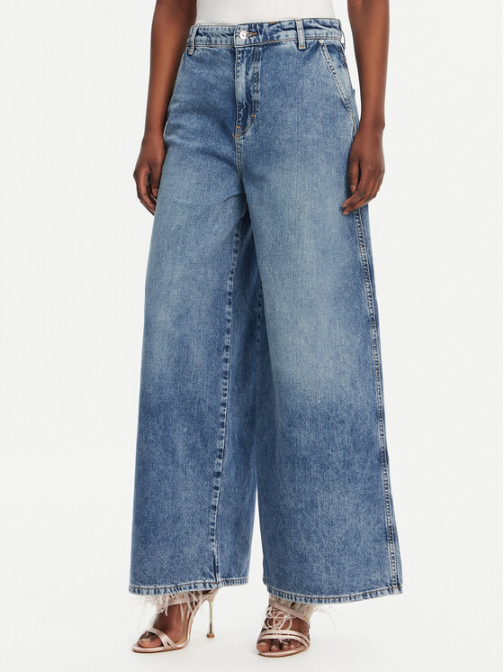 Liu Jo Liu Jo Jeans hlače UA5193 D4990 78841 Mornarsko modra Regular Fit