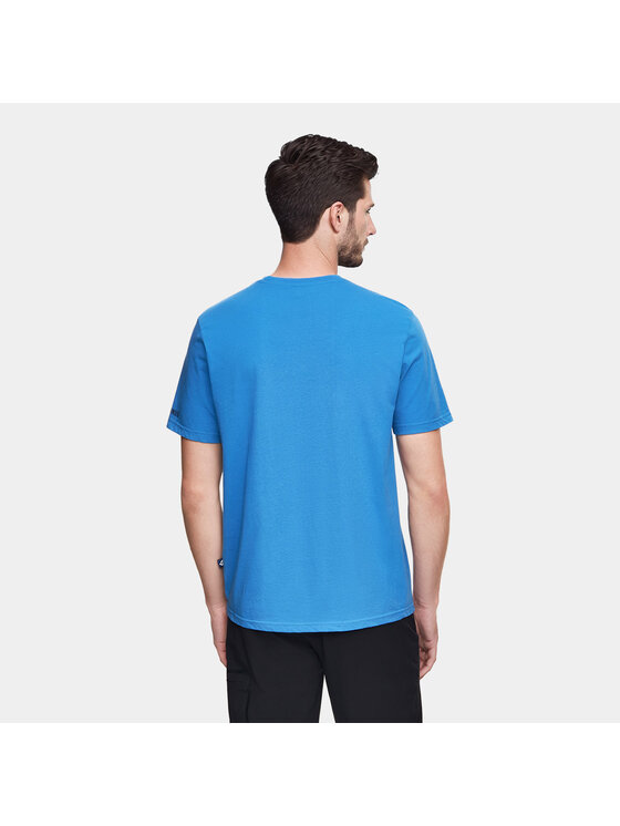 Alpinus Alpinus T-Shirt Mersmel Niebieski Regular Fit