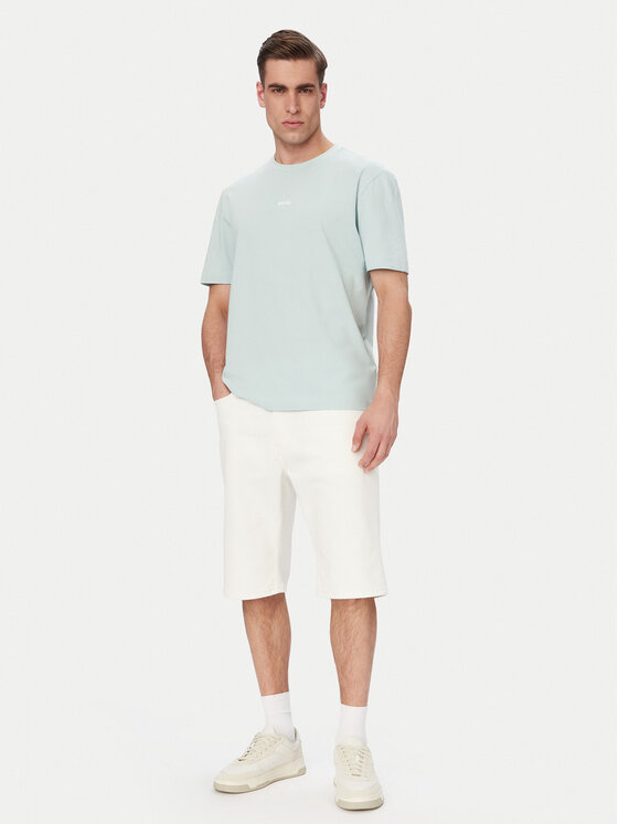 BOSS BOSS Majica Tchup 50473278 Turkizna Relaxed Fit