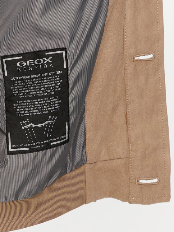 Geox Geox Bundy bomber Blainey M4520P T2976 F5245 Hnedá Regular Fit